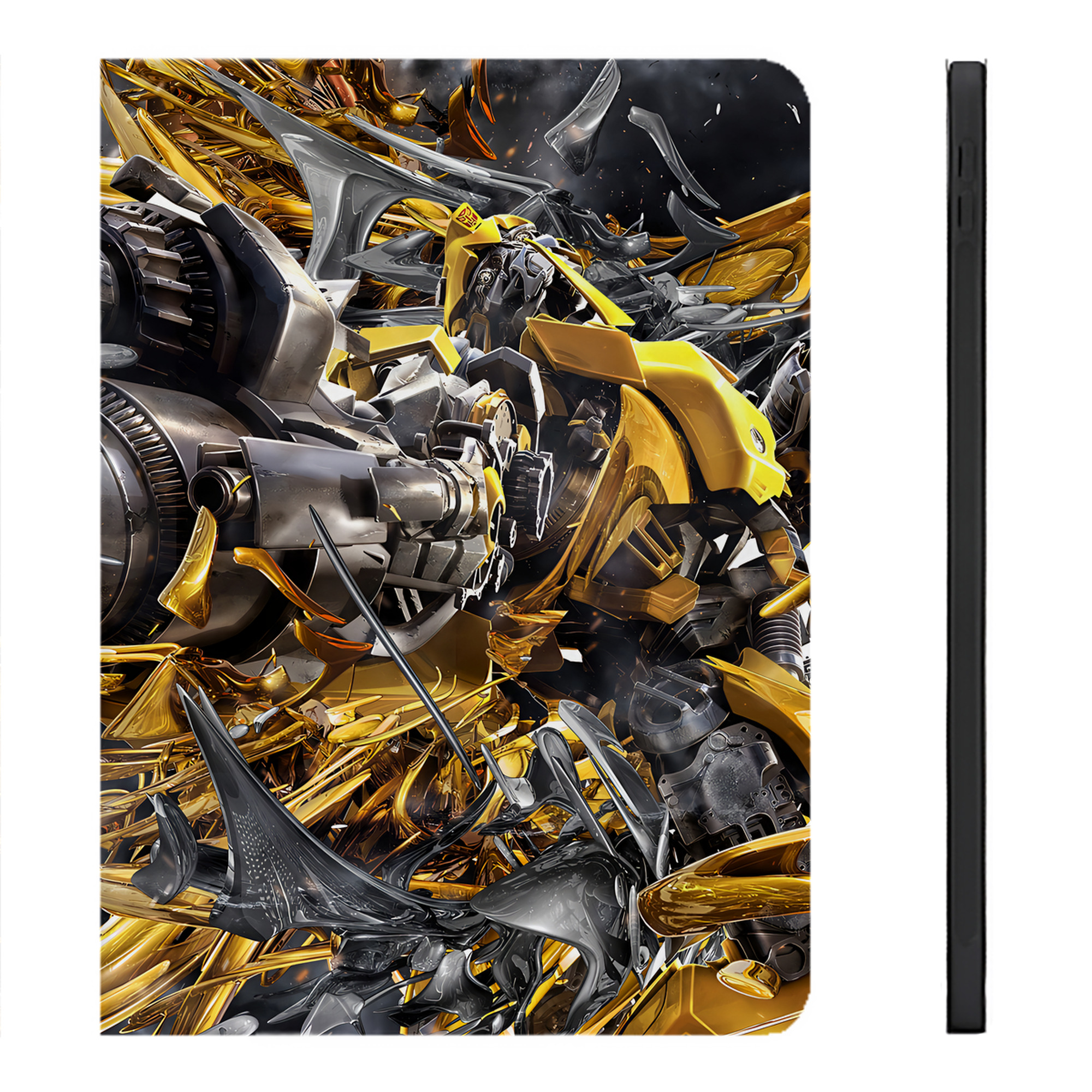（画像用） Transformers トランスフォーマー IPadケース ペンホルダー付き ブックスタイルデザイン